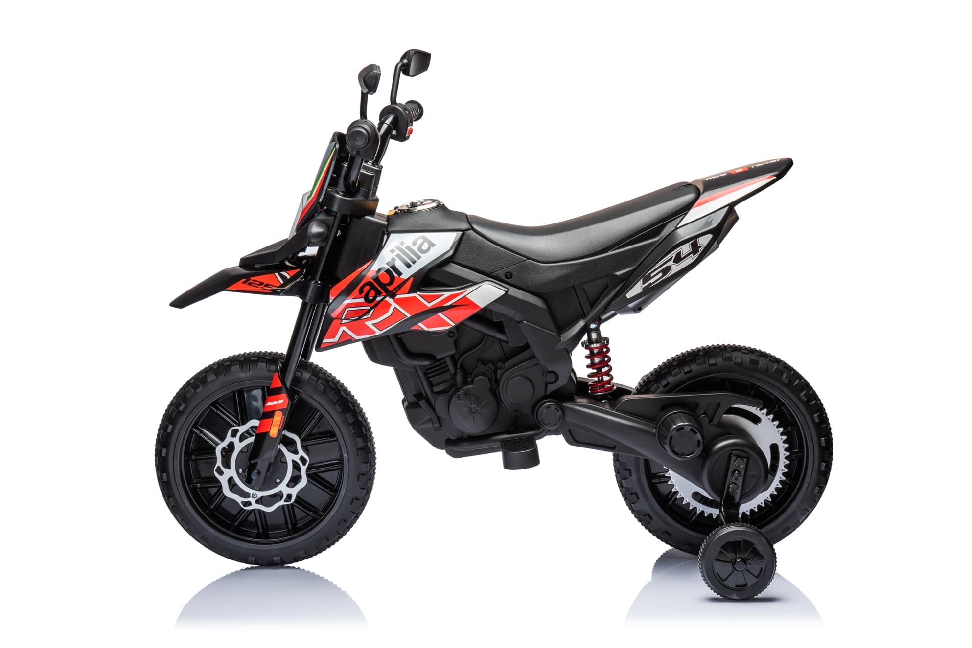 Dječiji električni motocikl Aprilia RX125 crveni - slika 4