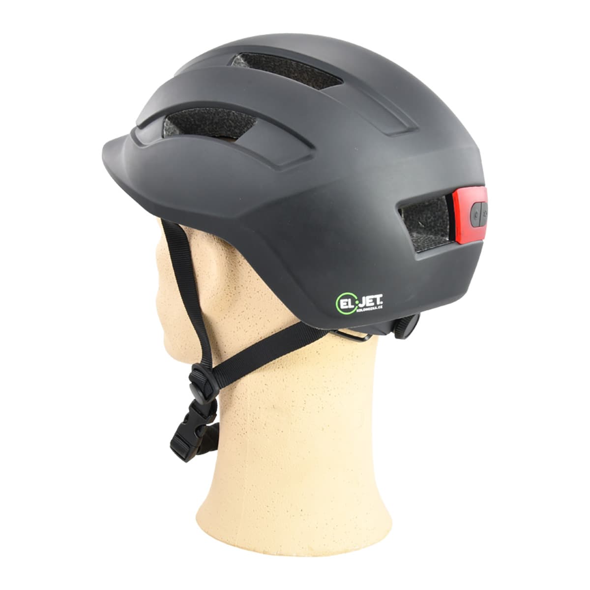 Eljet LED kaciga, mat crna - slika 3