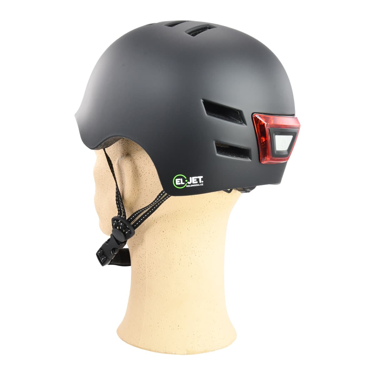 Eljet LED PRO kaciga, mat crna - slika 3