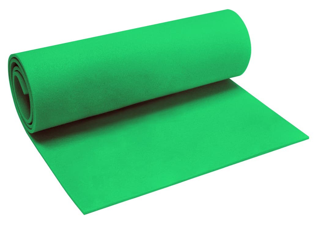 Spavaća podloga 180x50x1.0 cm – jednoslojni PE, zelena - slika 2