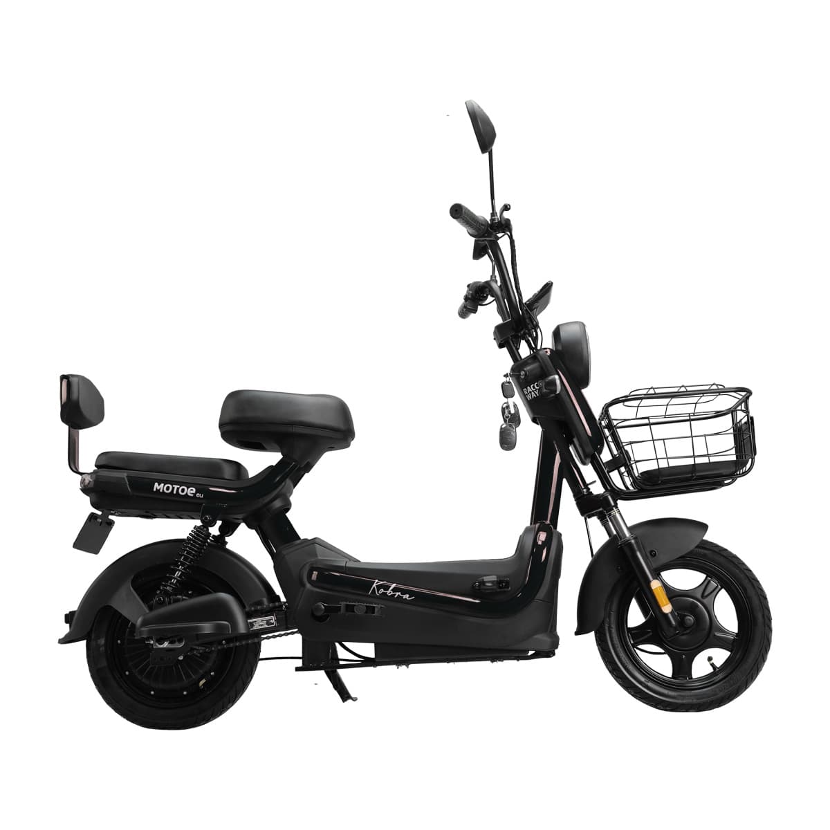 Električni skuter RACCEWAY® KOBRA-SG-G60, crni, bez baterije - slika 4