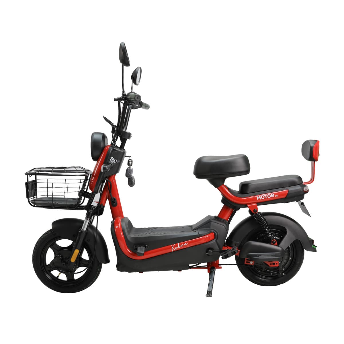 Električni skuter RACCEWAY® KOBRA-SG-G60, crveni, bez baterije - slika 2
