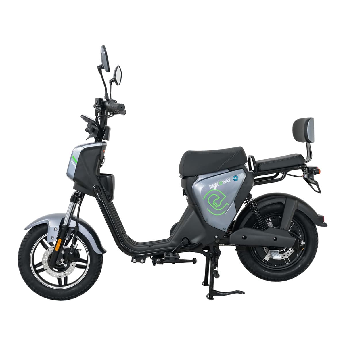 Električni skuter RACCEWAY® PAŘEZ 25, bez registarske oznake, sivi, bez baterije - slika 2
