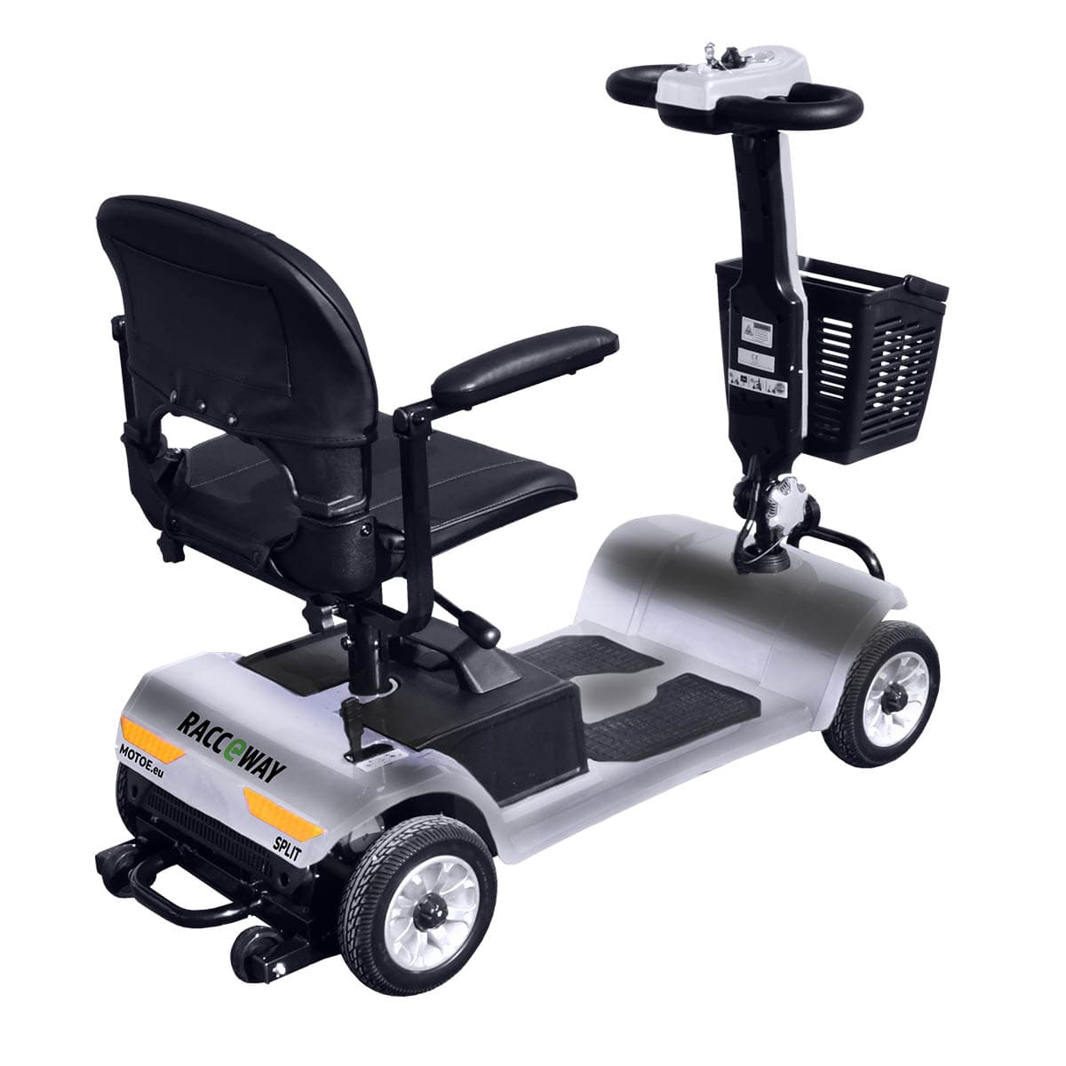 RACCEWAY® SPLIT električni četverotočkaš, srebrna - slika 3