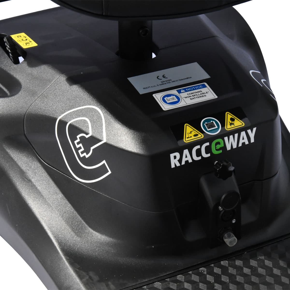 RACCEWAY® SOLID električni četverotočkaš, crna - slika 5
