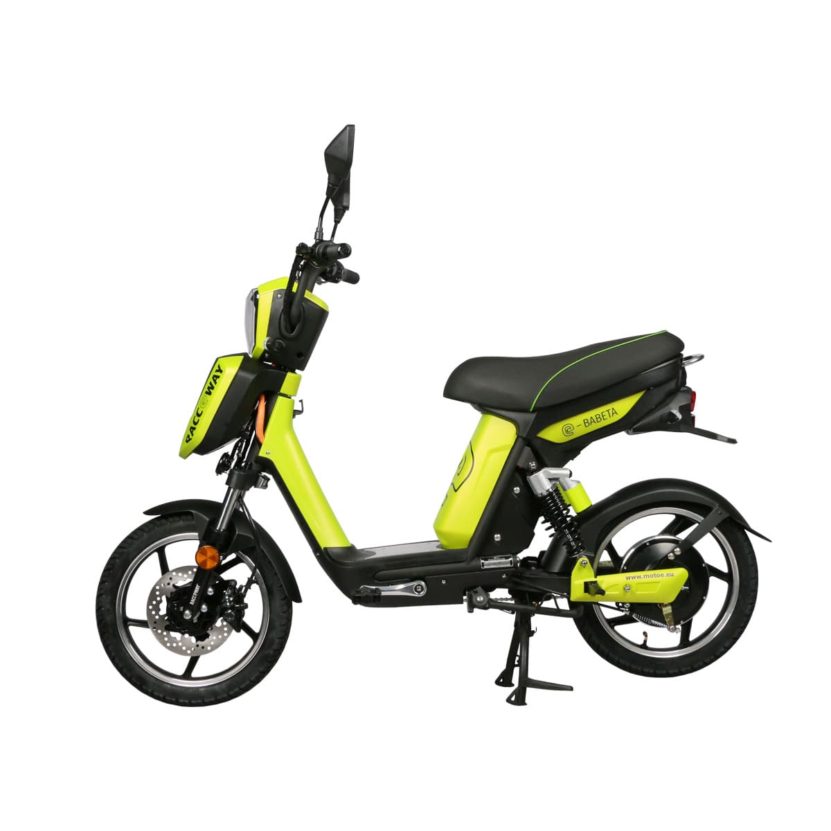 Električni skuter RACCEWAY® E-BABETA®, zeleni-metalik, bez baterije - slika 2