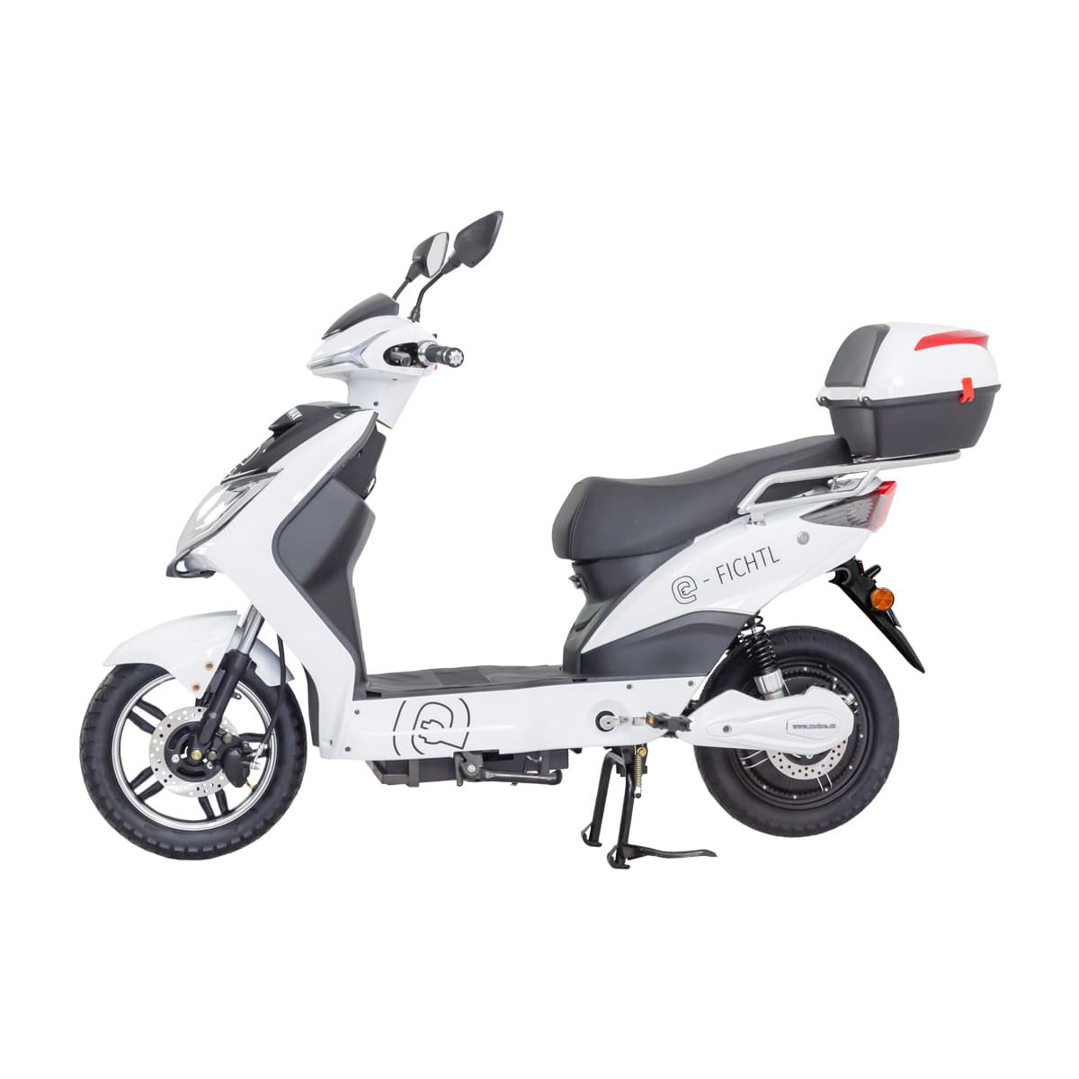 RACCEWAY® E-FICHTL® električni skuter, bijeli-sjajni, bez baterije - slika 2