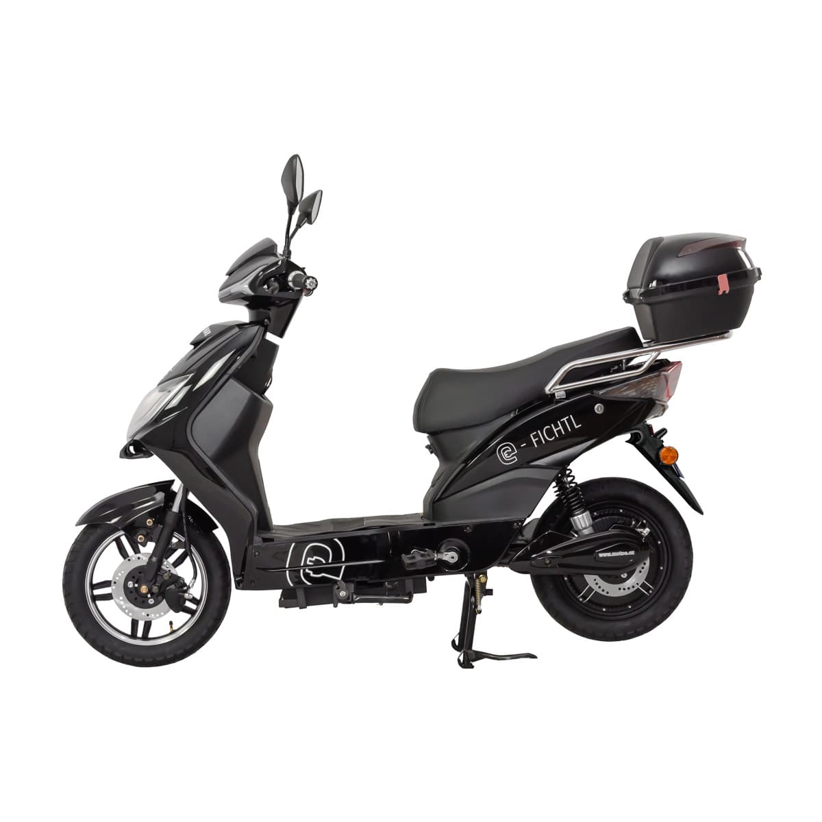 RACCEWAY® E-FICHTL® električni skuter, sjajni crni, bez baterije - slika 2