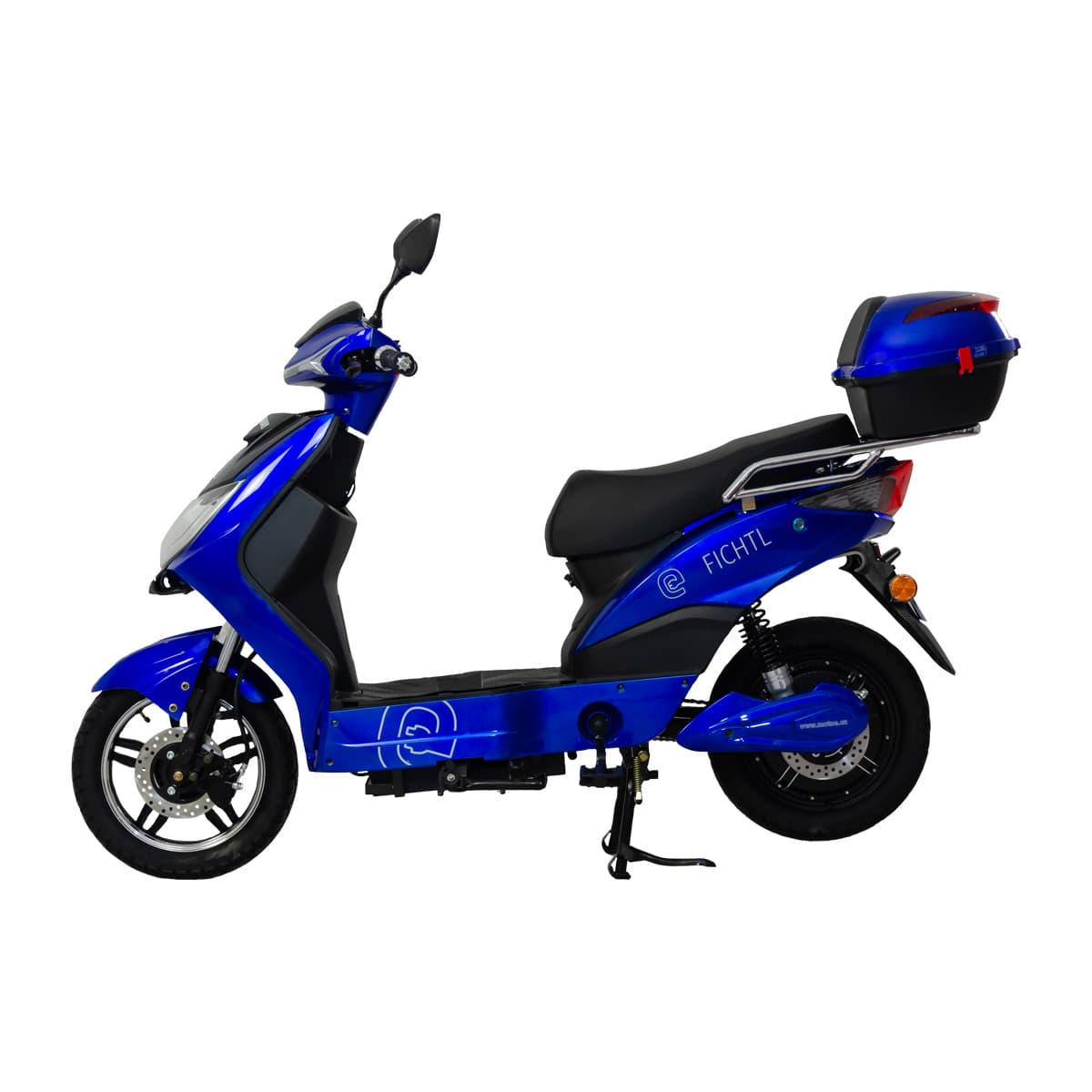 RACCEWAY® E-FICHTL® električni skuter, plavi-sjajni, bez baterije - slika 2