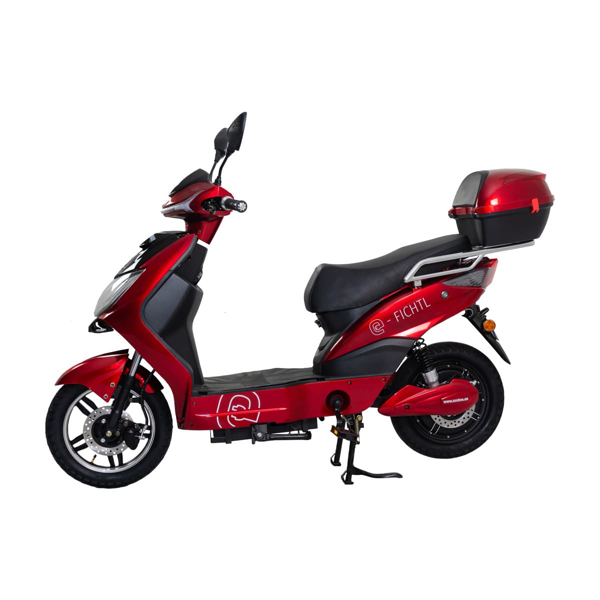 RACCEWAY® E-FICHTL® električni skuter, crveni-sjajni, bez baterije - slika 2