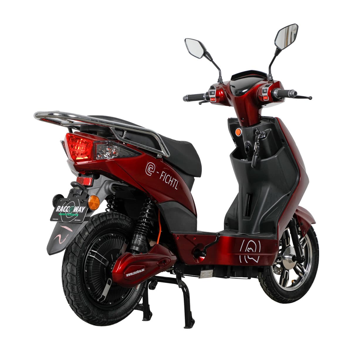 RACCEWAY® E-FICHTL® električni skuter, crveni-sjajni, bez baterije - slika 3