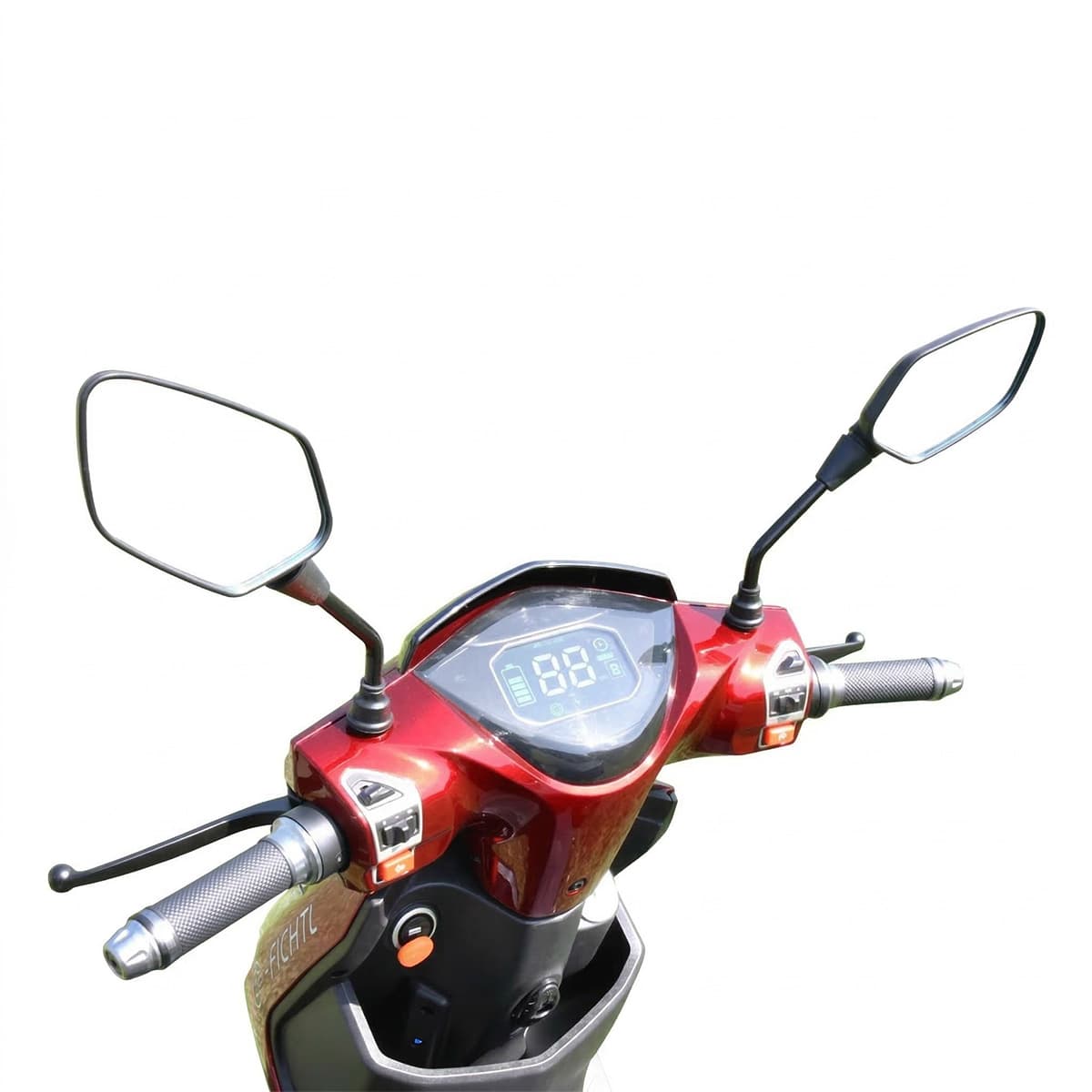 RACCEWAY® E-FICHTL® električni skuter, crveni-sjajni, bez baterije - slika 4