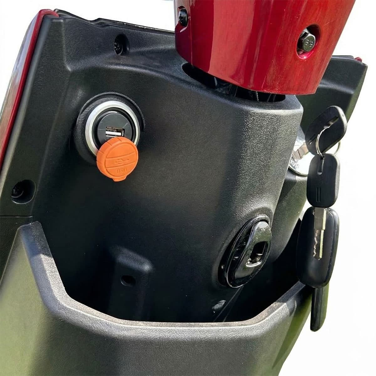 RACCEWAY® E-FICHTL® električni skuter, crveni-sjajni, bez baterije - slika 6