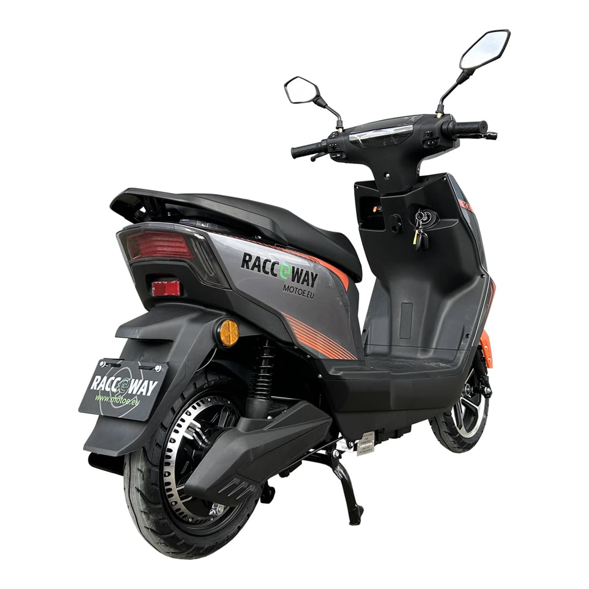 RACCEWAY® RC45 električni skuter, siva-narandžasta - slika 3
