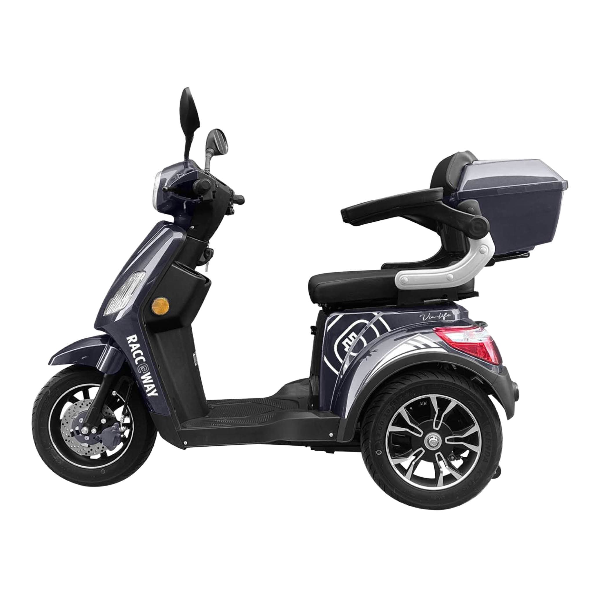 RACCEWAY® VIA LITE električni trotočkaški kolica, siva - slika 2