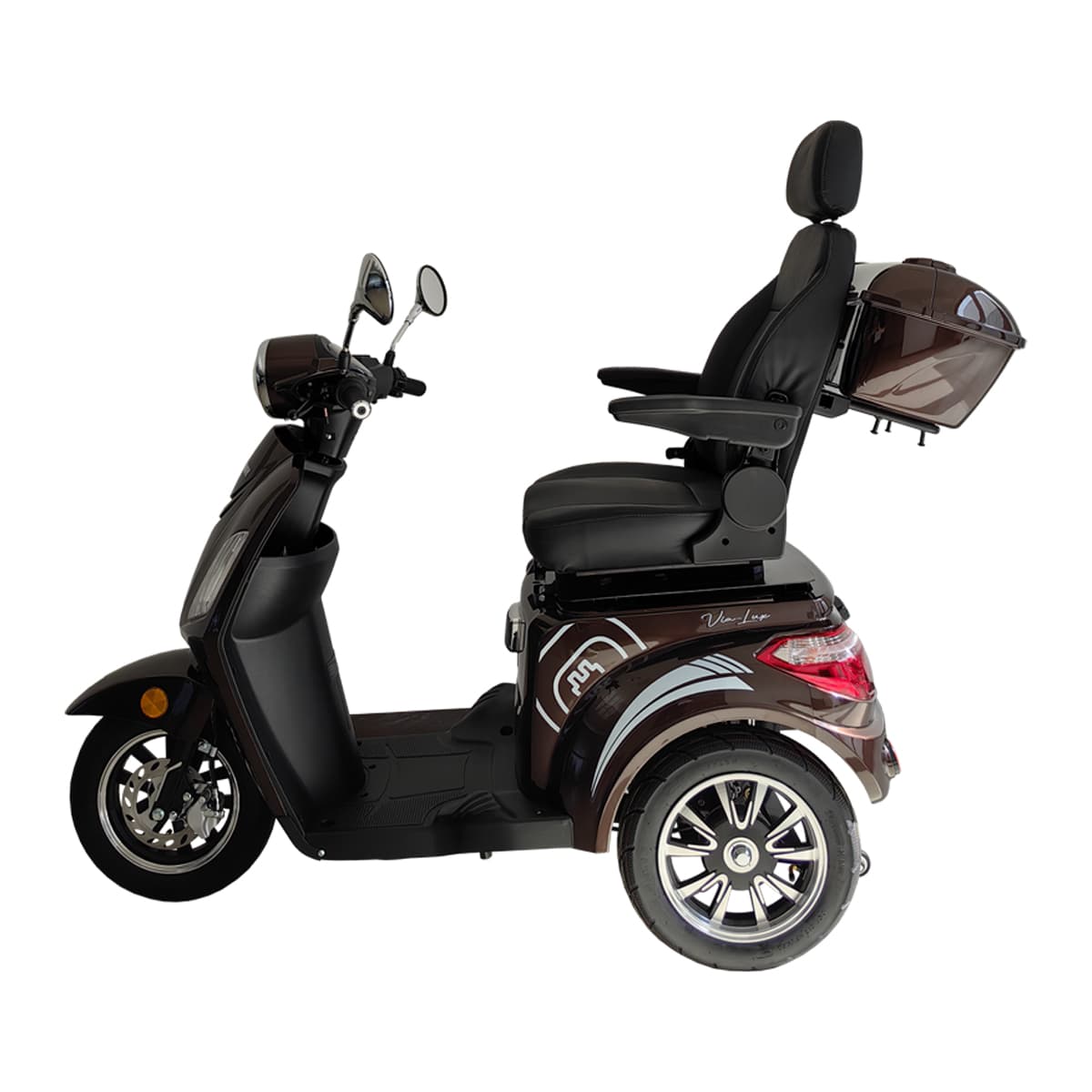 RACCEWAY® VIA LUX električni trotočkaš, kafe - slika 2