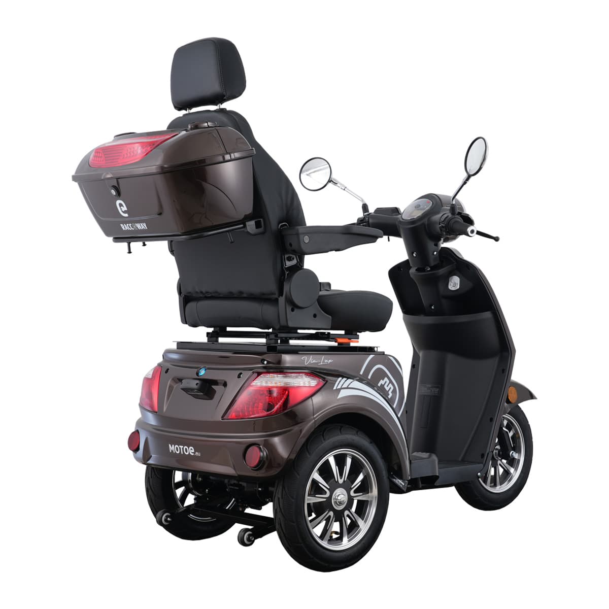 RACCEWAY® VIA LUX električni trotočkaš, kafe - slika 3