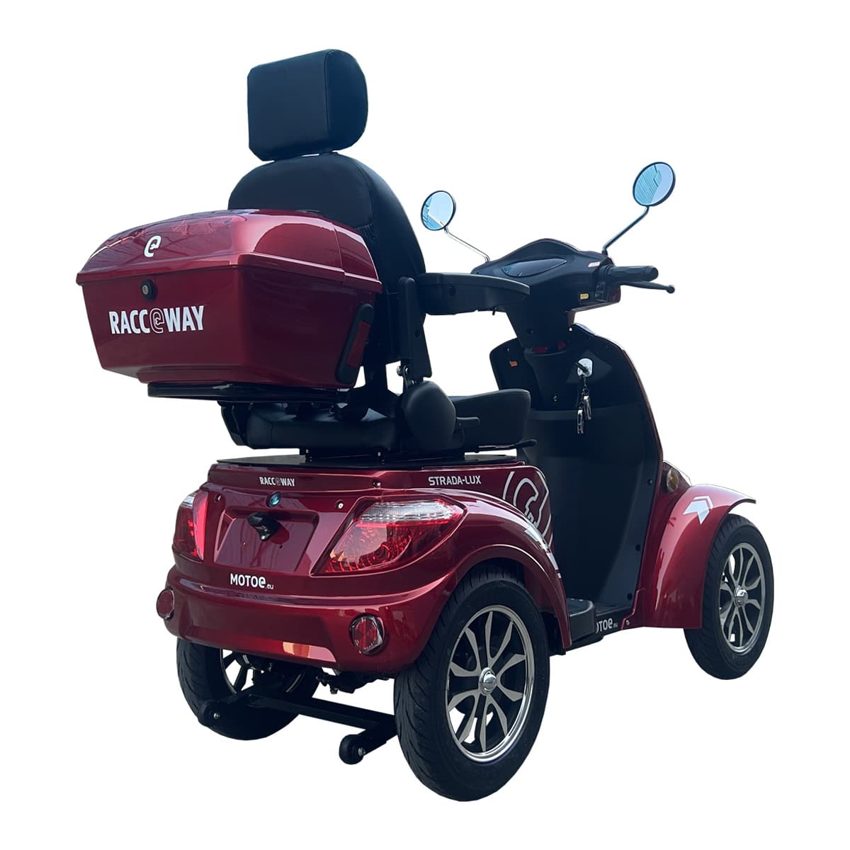 RACCEWAY® STRADA LUX električni četverotočkaš, crveni - slika 3