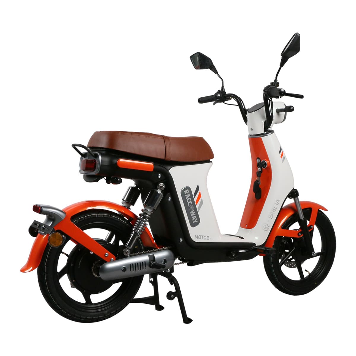 RACCEWAY® E-BABETA® II električni skuter, bijelo-narančasti - slika 3
