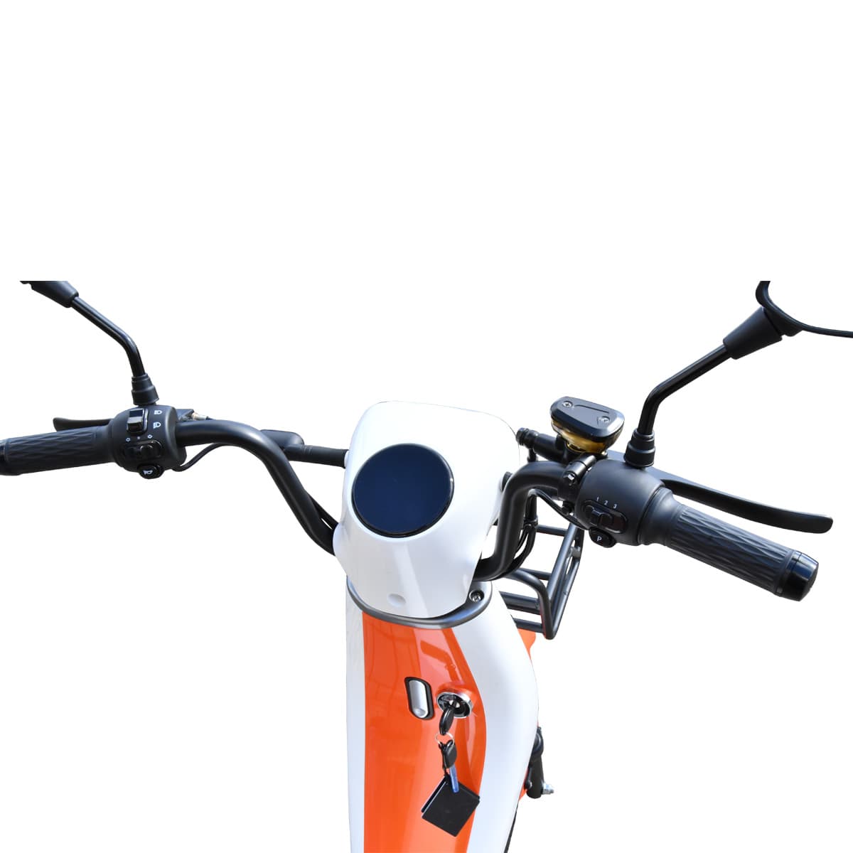 RACCEWAY® E-BABETA® II električni skuter, bijelo-narančasti - slika 4