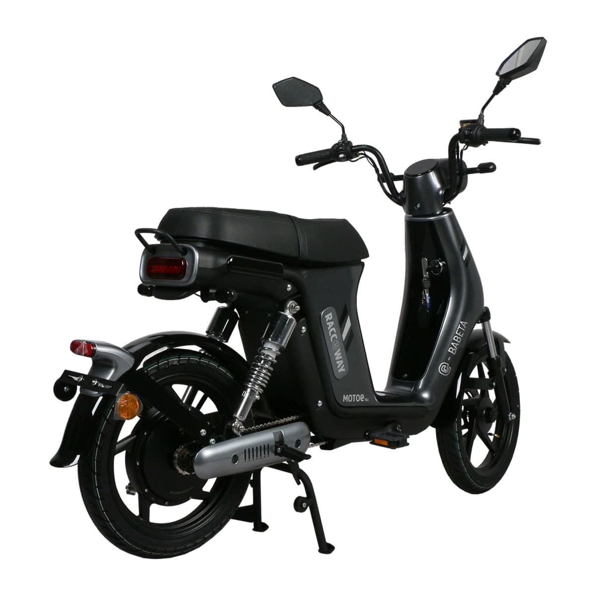 Električni skuter RACCEWAY® E-BABETA® II, siva-crna, bez baterije - slika 3