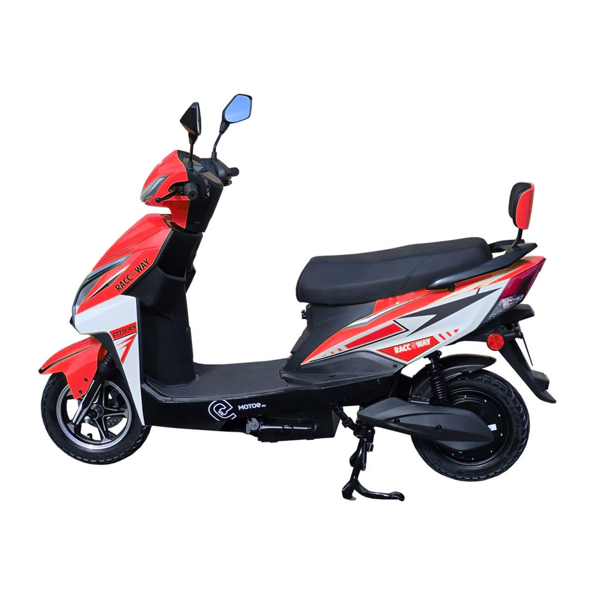 RACCEWAY® CITY 45 električni skuter, sa registarskom tablicom, crveni - slika 2