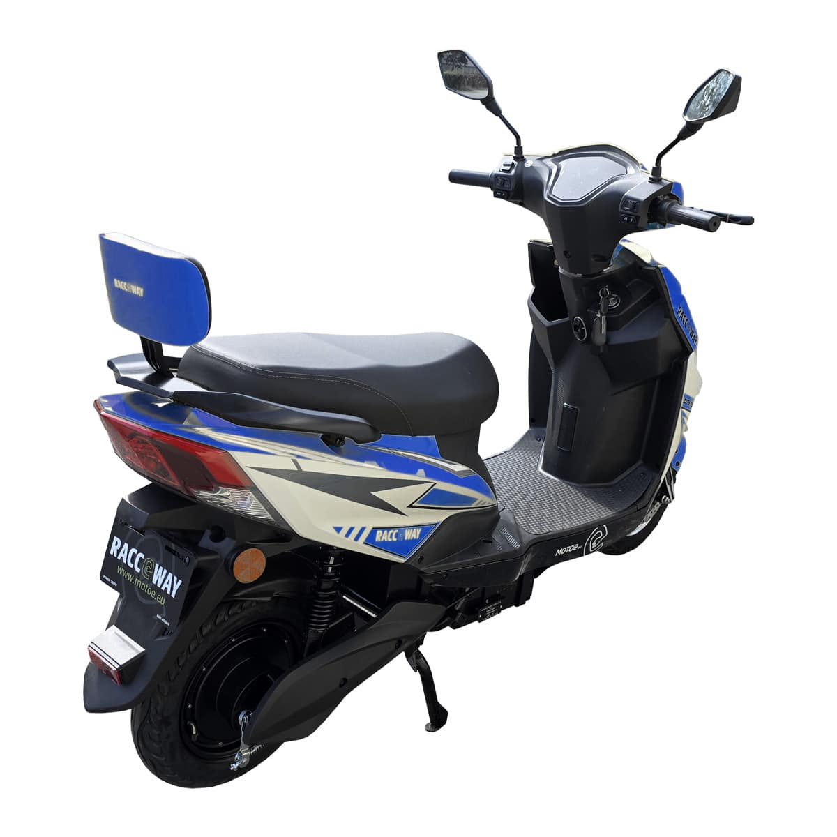 RACCEWAY® CITY 45 električni skuter, sa registarskom tablicom, plavi - slika 3