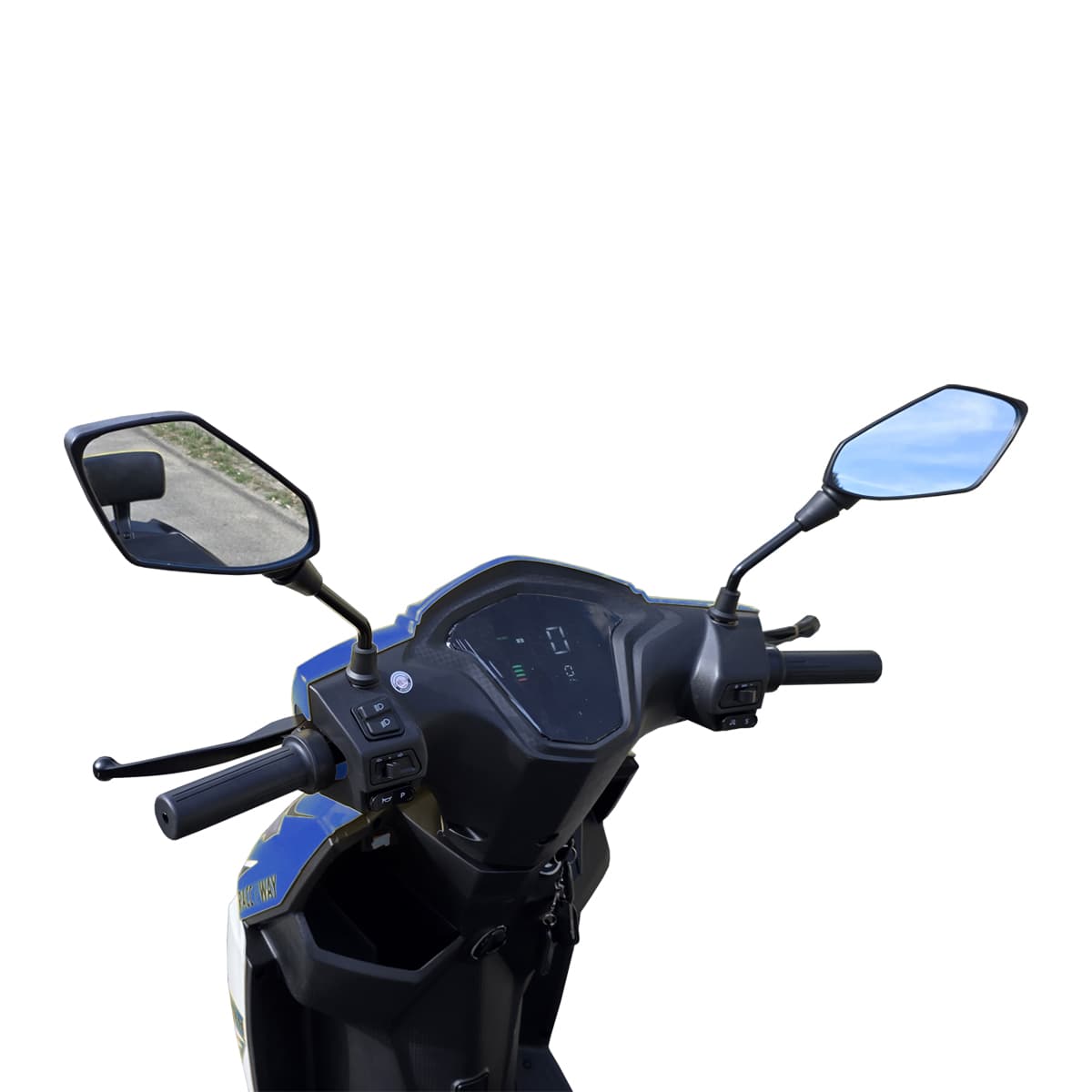 RACCEWAY® CITY 45 električni skuter, sa registarskom tablicom, plavi - slika 5