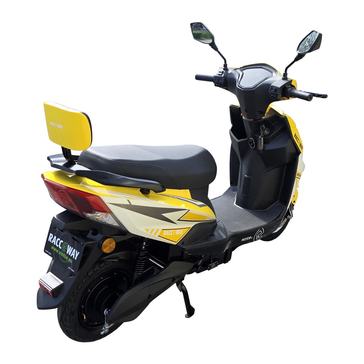 RACCEWAY® CITY 45 električni skuter, sa registarskom tablicom, žuti - slika 3
