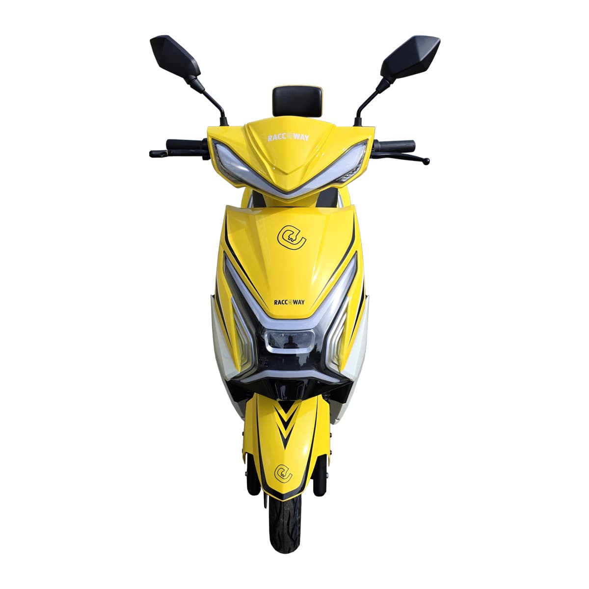 RACCEWAY® CITY 45 električni skuter, sa registarskom tablicom, žuti - slika 4