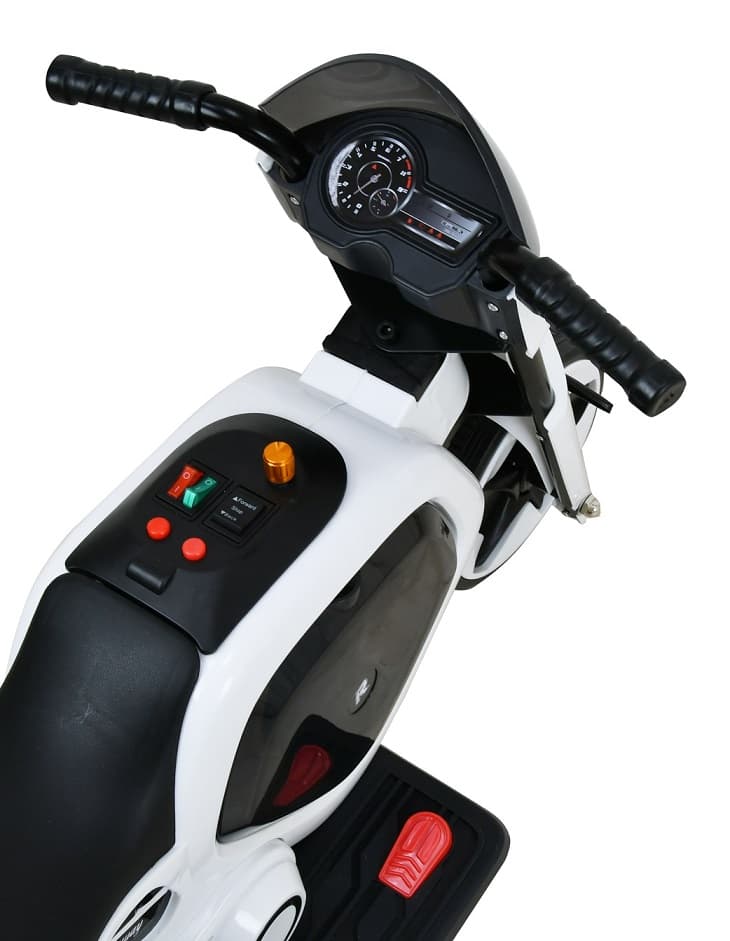 RACCEWAY® električni dječiji tricikl, bijeli - slika 4