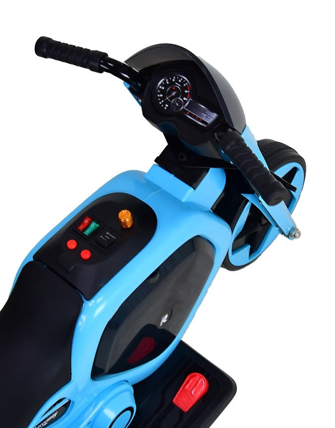 Električni dječiji tricikl RACCEWAY®, plavi - slika 4