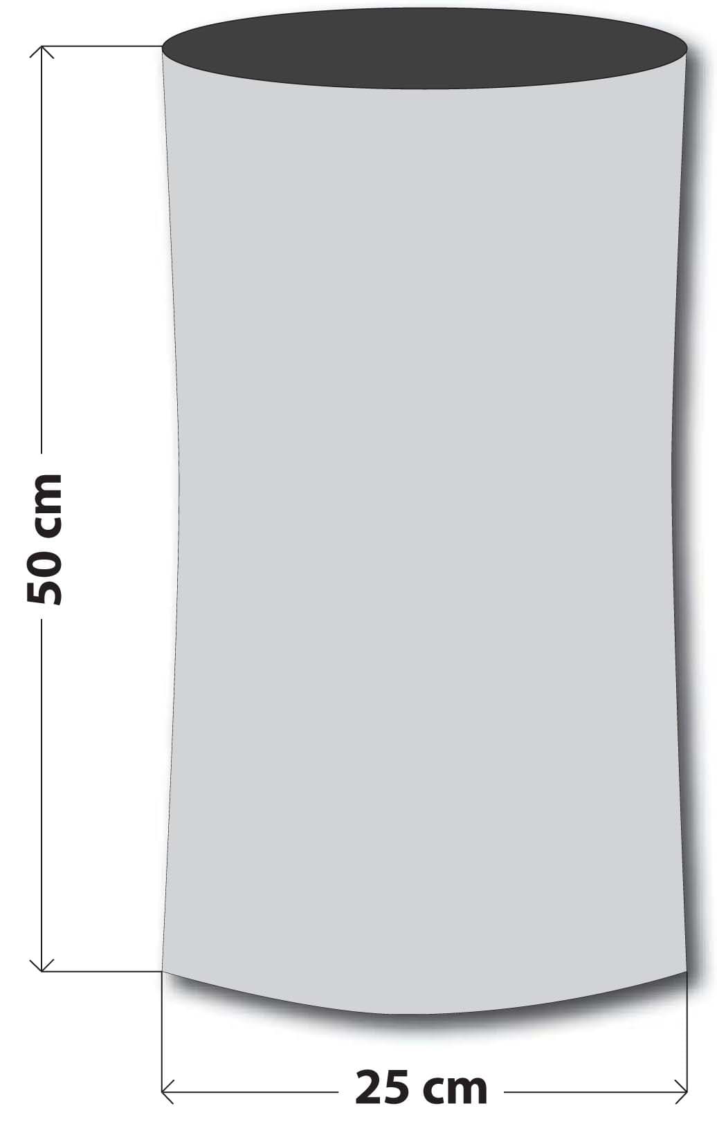 SULOV® sportski šal, bijelo-crni - slika 4