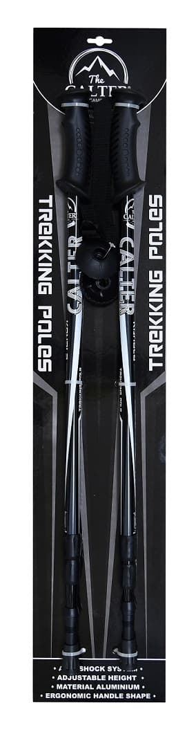 Planinarski štapovi CALTER® KOHALA, 3 dijela, par, crni - slika 2