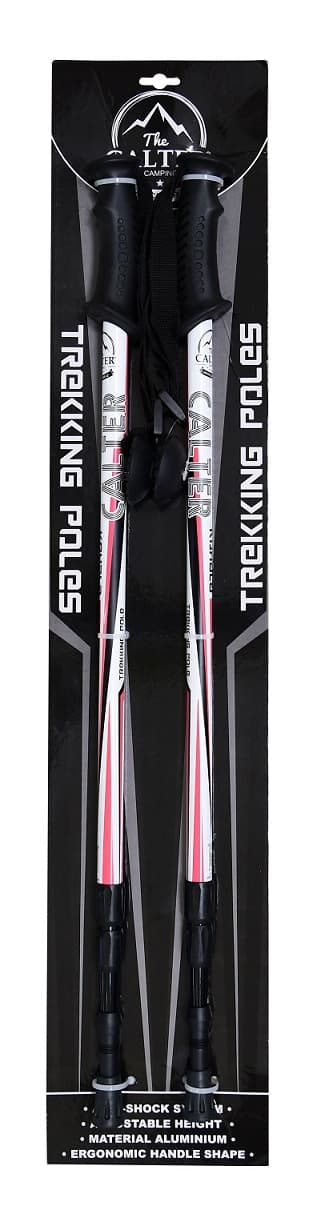 Planinarski štapovi CALTER® KOHALA, 3 dijela, par, bijelo-ružičasti - slika 2