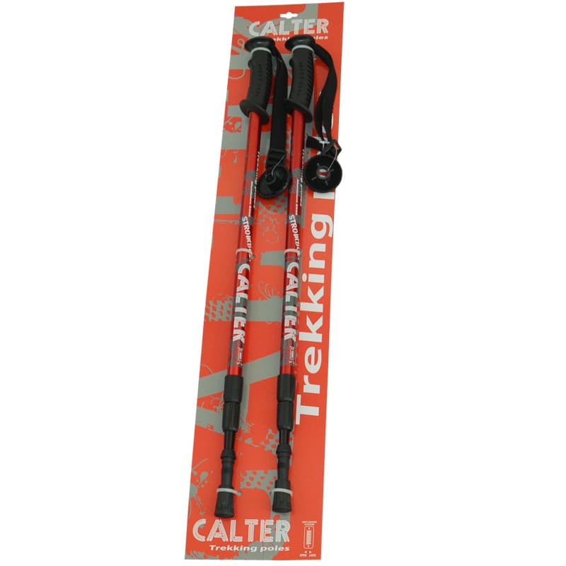 Trekking štapovi CALTER® STROMBOLI, 3 dijela, par, crveni - slika 2