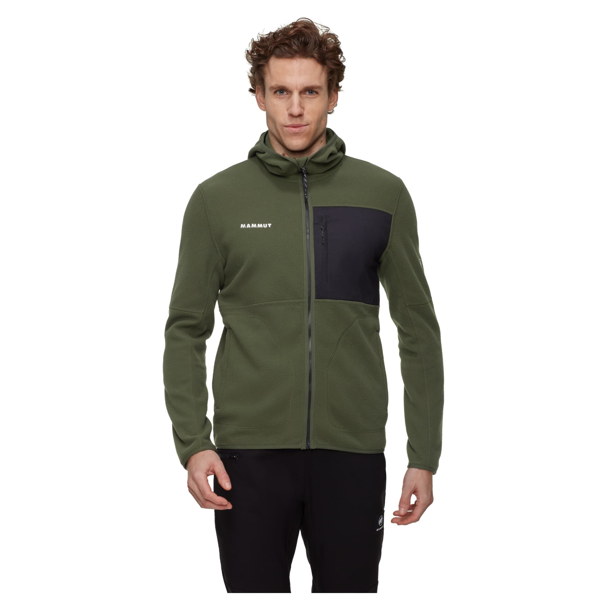 Dukserica MAMMUT Tamaro ML Hooded Dark Marsh/Black