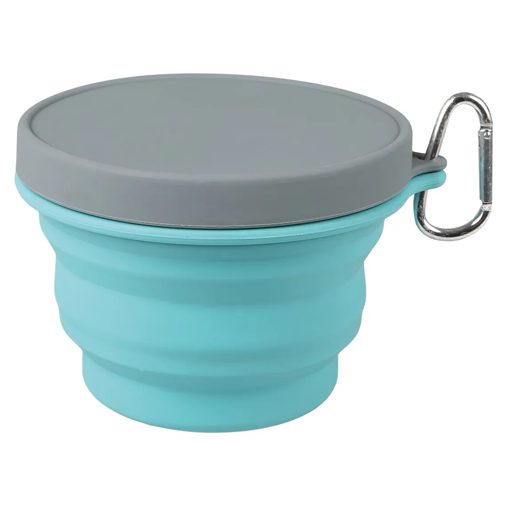 HUSKY Sklopiva silikonska posuda sa poklopcem Twisty 500ml Blue