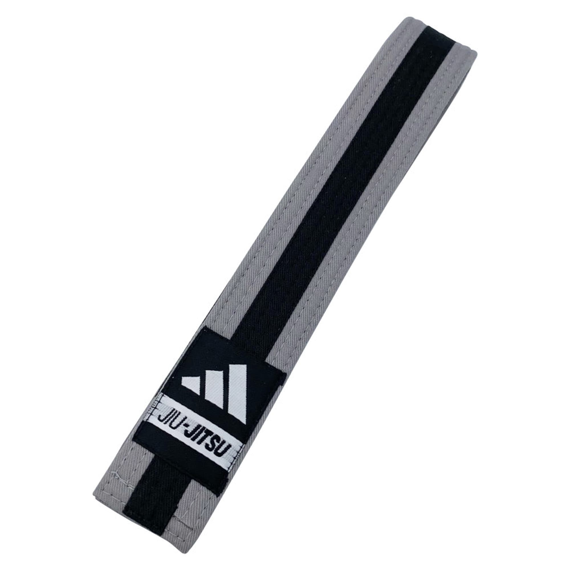 Dječiji pojas za brazilski jiu-jitsu ADIDAS Grey/Black