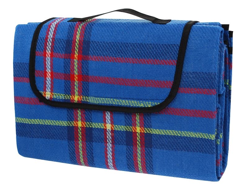 Piknik deka CALTER® ONE, 150x130 cm, plavi karirani