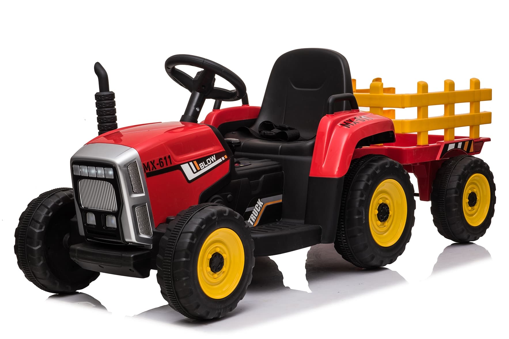 Dječiji električni automobil Tractor Lite - crveni