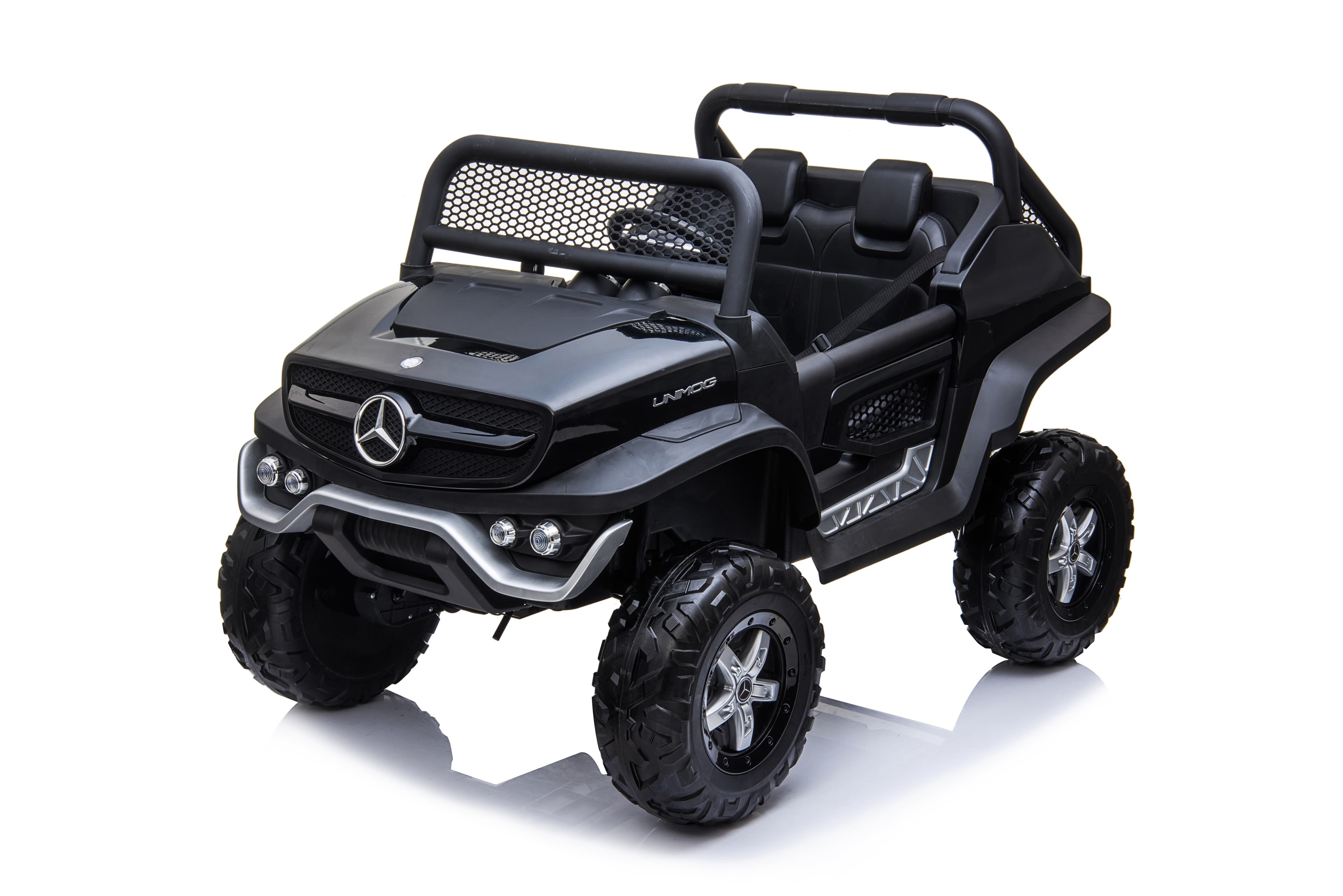 Dječiji električni automobil Mercedes Benz Unimog Truck - crni