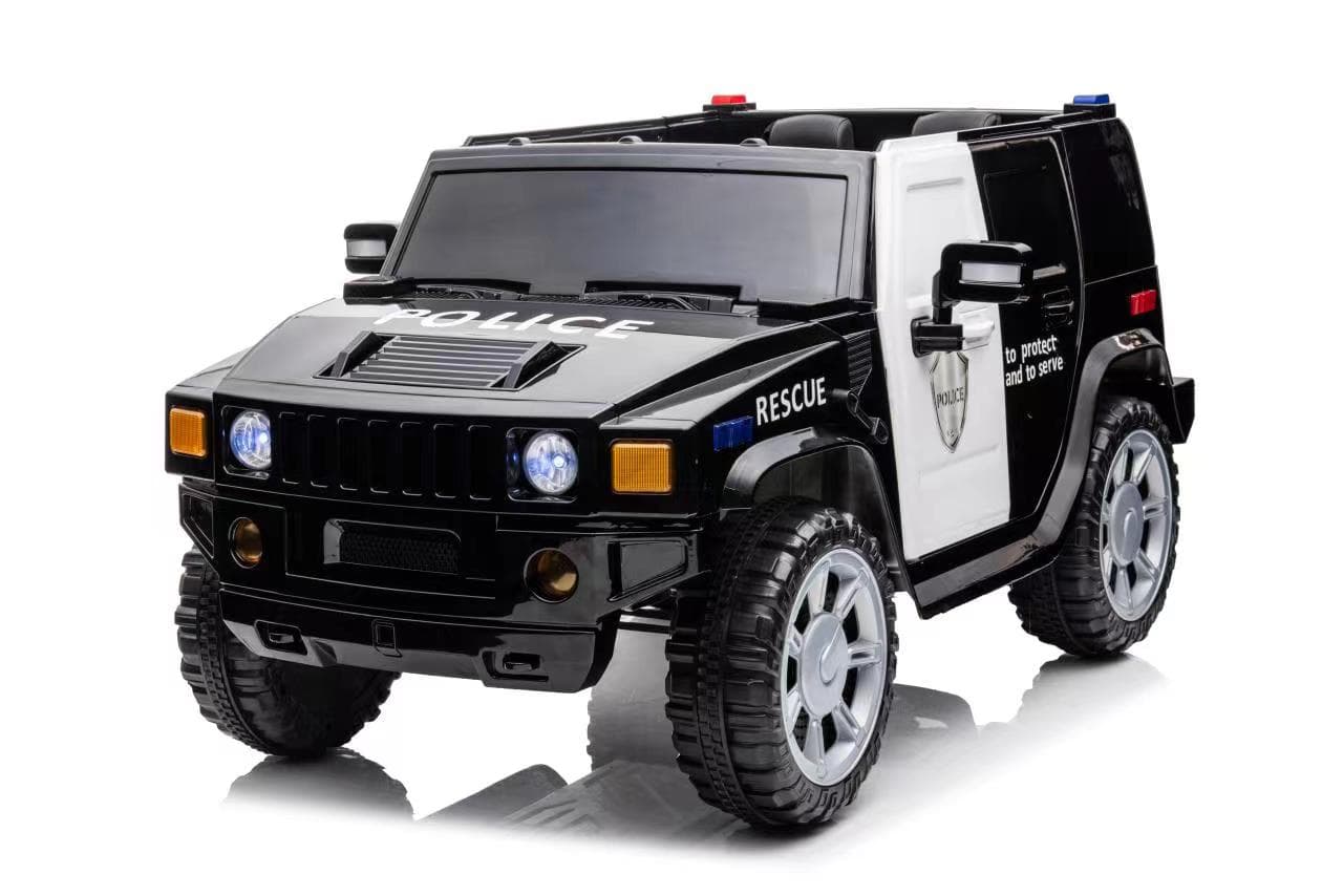 Dječiji električni policijski auto RANGER Eljet crni, Li-Ion