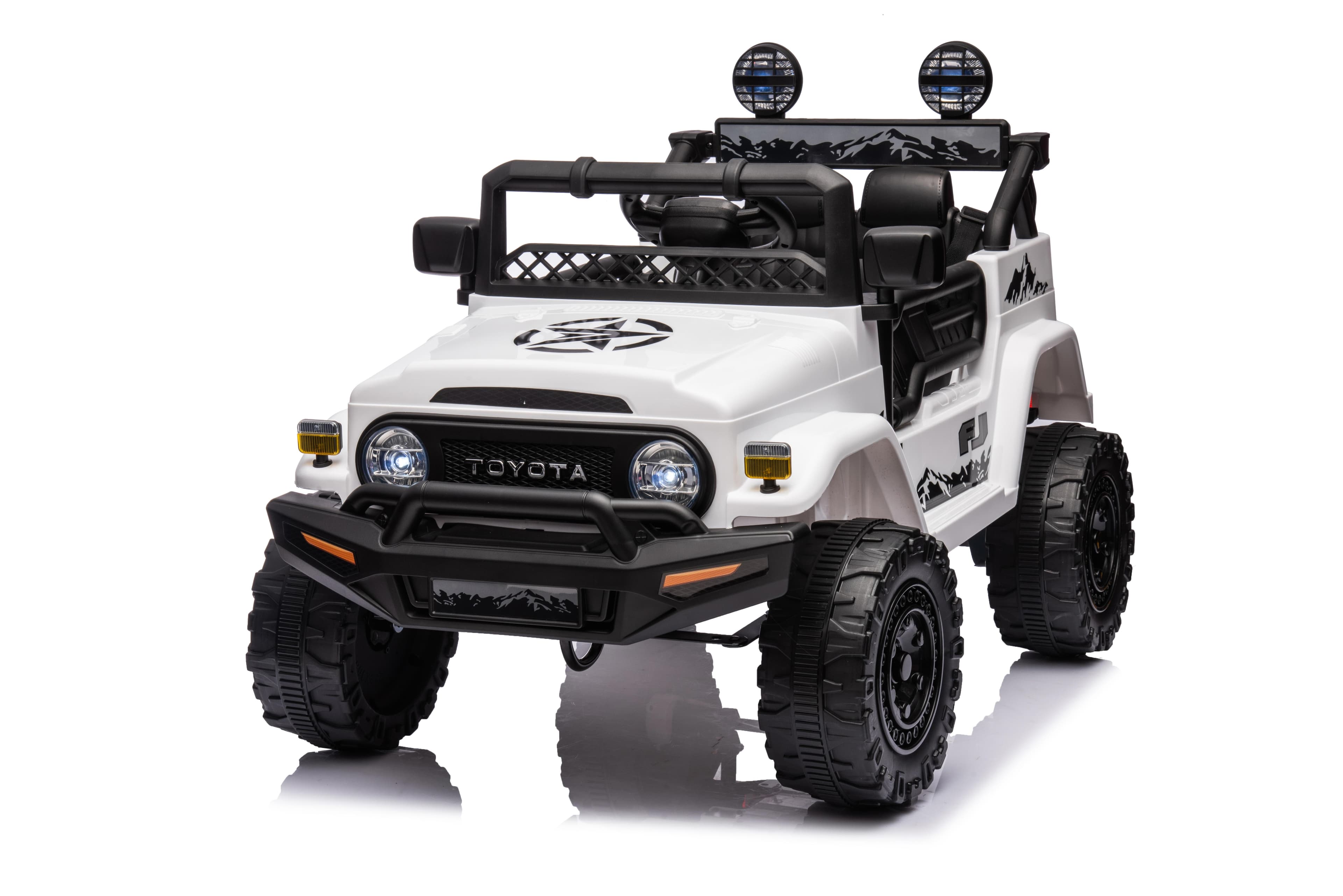 Dječiji električni automobil Toyota FJ Cruiser bijeli