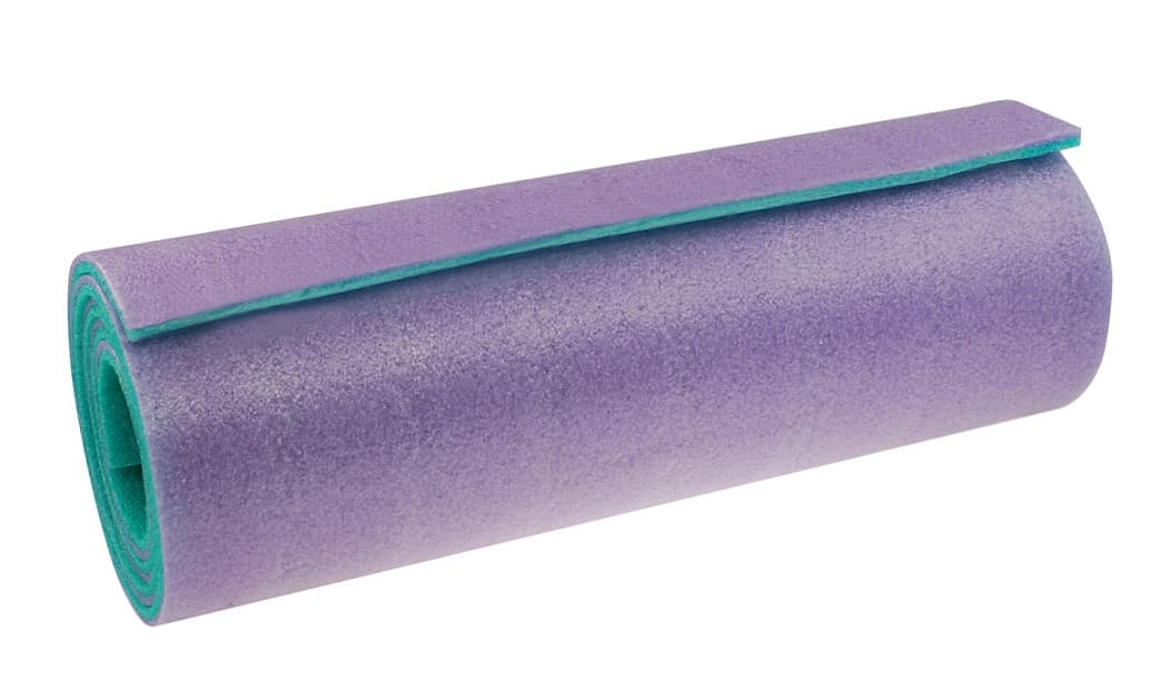 Dvostruka spavaća podloga CALTER® 8 180x50x0.8 cm, zelena-ljubičasta