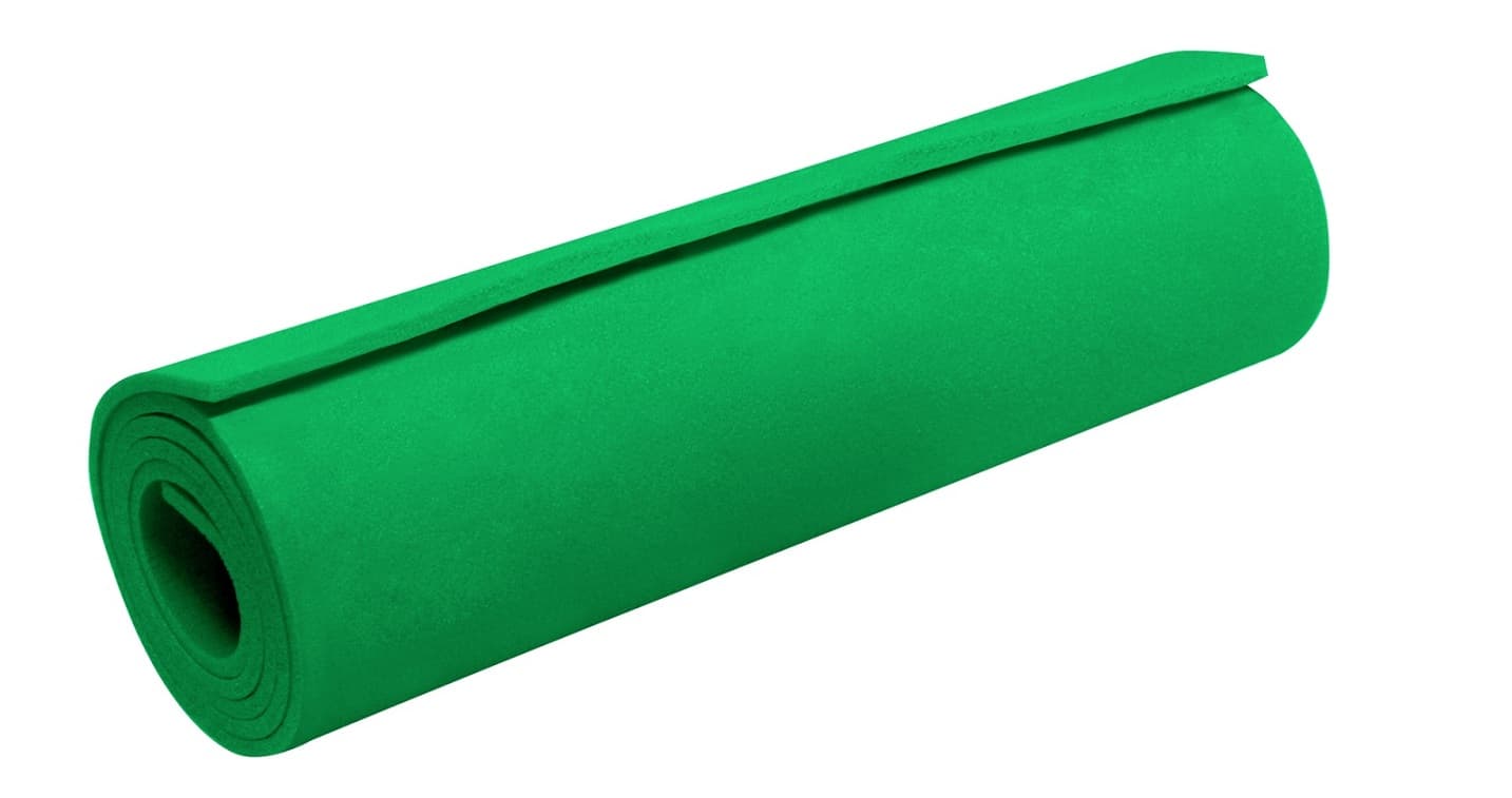 Spavaća podloga 180x50x1.0 cm – jednoslojni PE, zelena