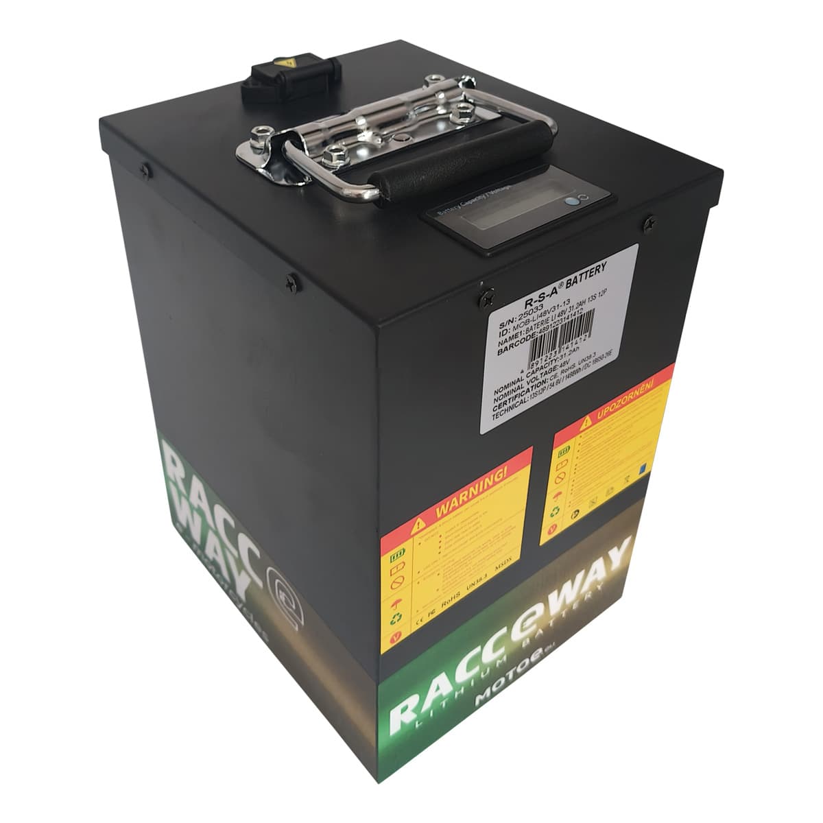 Baterija LI-48V 31Ah, za RACCEWAY® električni skuter, 13S 12P