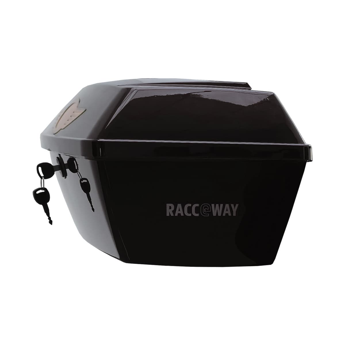 Zadnji kofer za RACCEWAY® VIA-MS09 trotočkaški kolica, crni