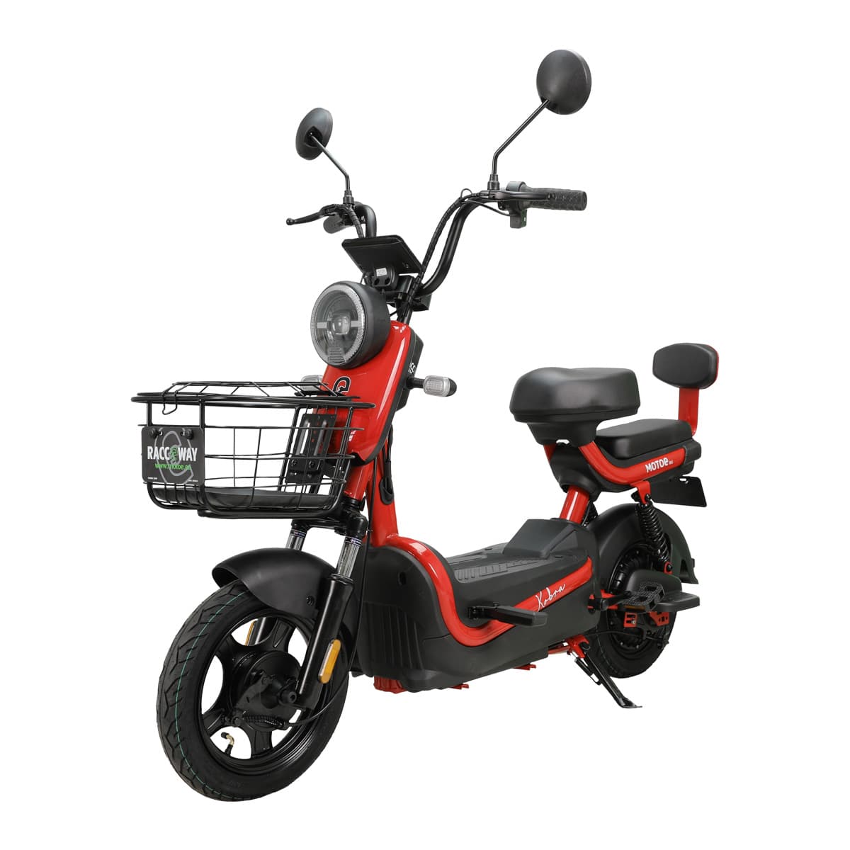 Električni skuter RACCEWAY® KOBRA-SG-G60, crveni, bez baterije