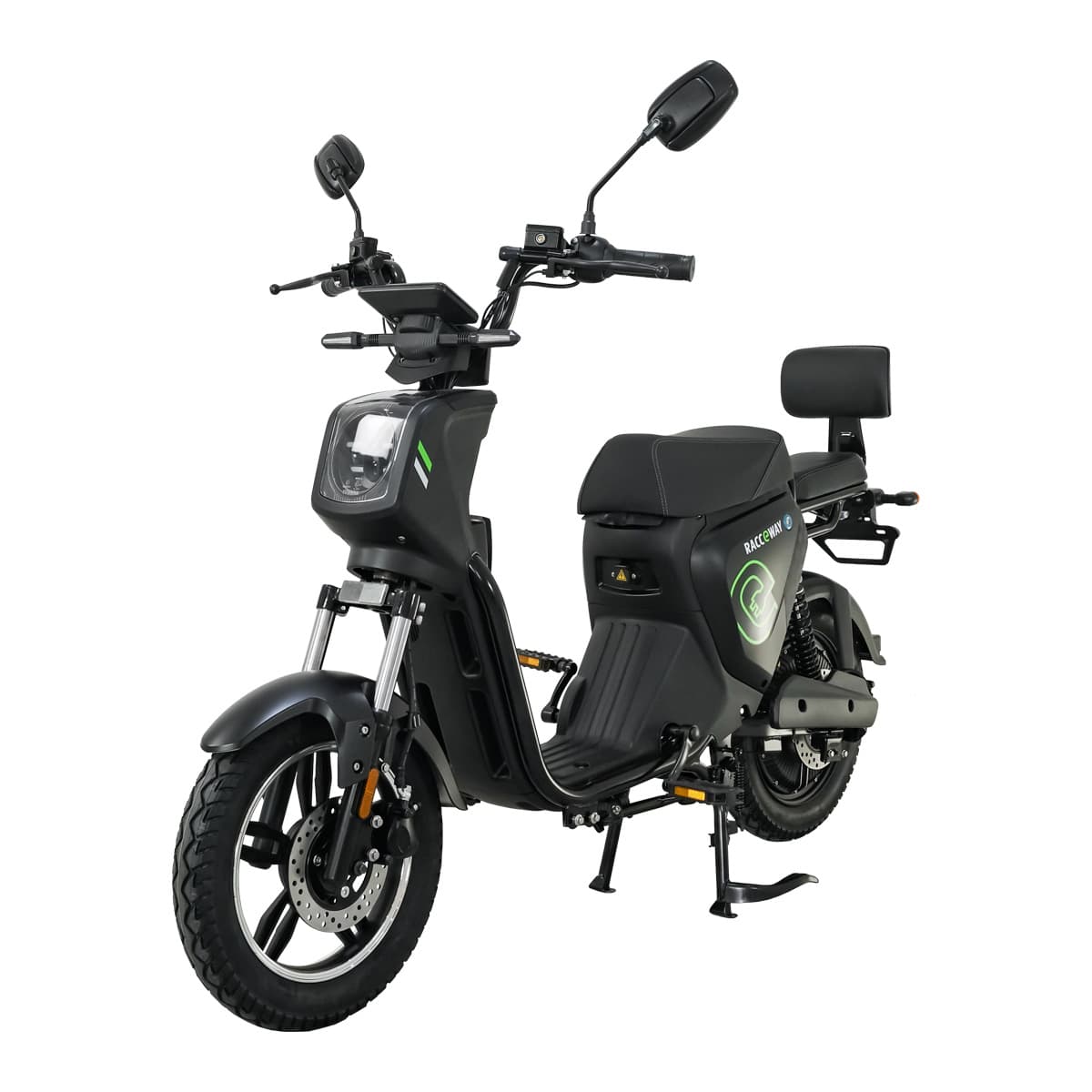 Električni skuter RACCEWAY® PAŘEZ 25, bez registarske oznake, crni, bez baterije
